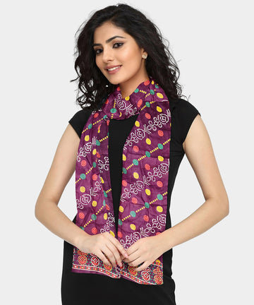 Elegant Silk Blend vine Jaipur Dupatta: Timeless Beauty and Tradition