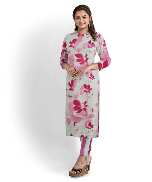 Boss Babe Basics: Versatile Kurti pant and dupatta set for the work wear