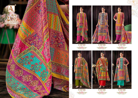 Elegant Pure Muslin Designer Digital Print with Aari Mirror Handwork